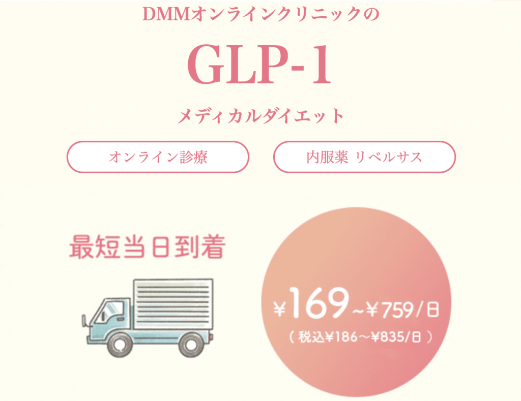 DMMオンラインクリニック　名古屋　GLP-1 ダイエット