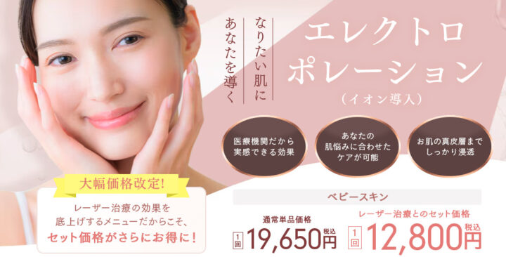 イオン導入
エレクトロポーション