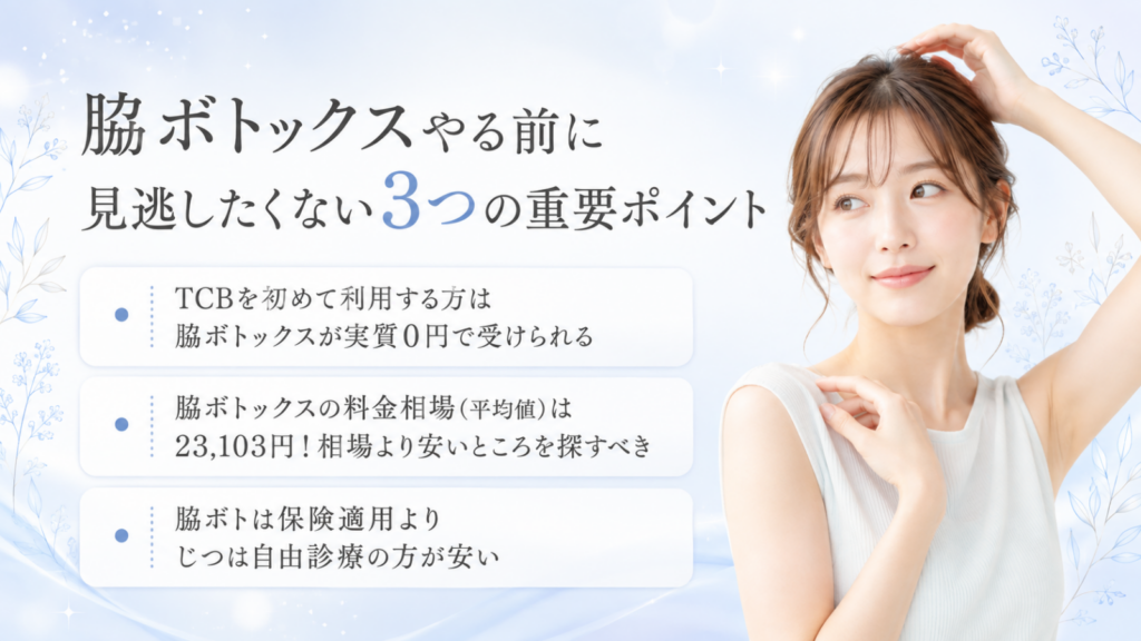 脇ボトックス　新潟